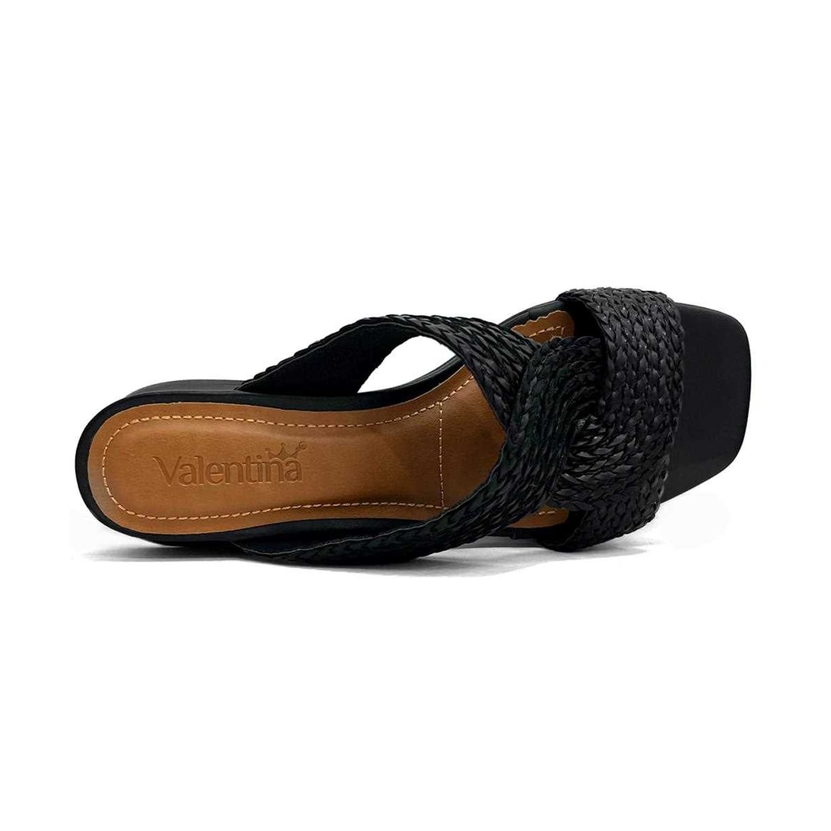 Calçados Feminino Valentina Tamanco Feminino Salto Baixo 455007 Preto Calçados Feminino Valentina Tamanco Feminino Salto Baixo 455007 Preto