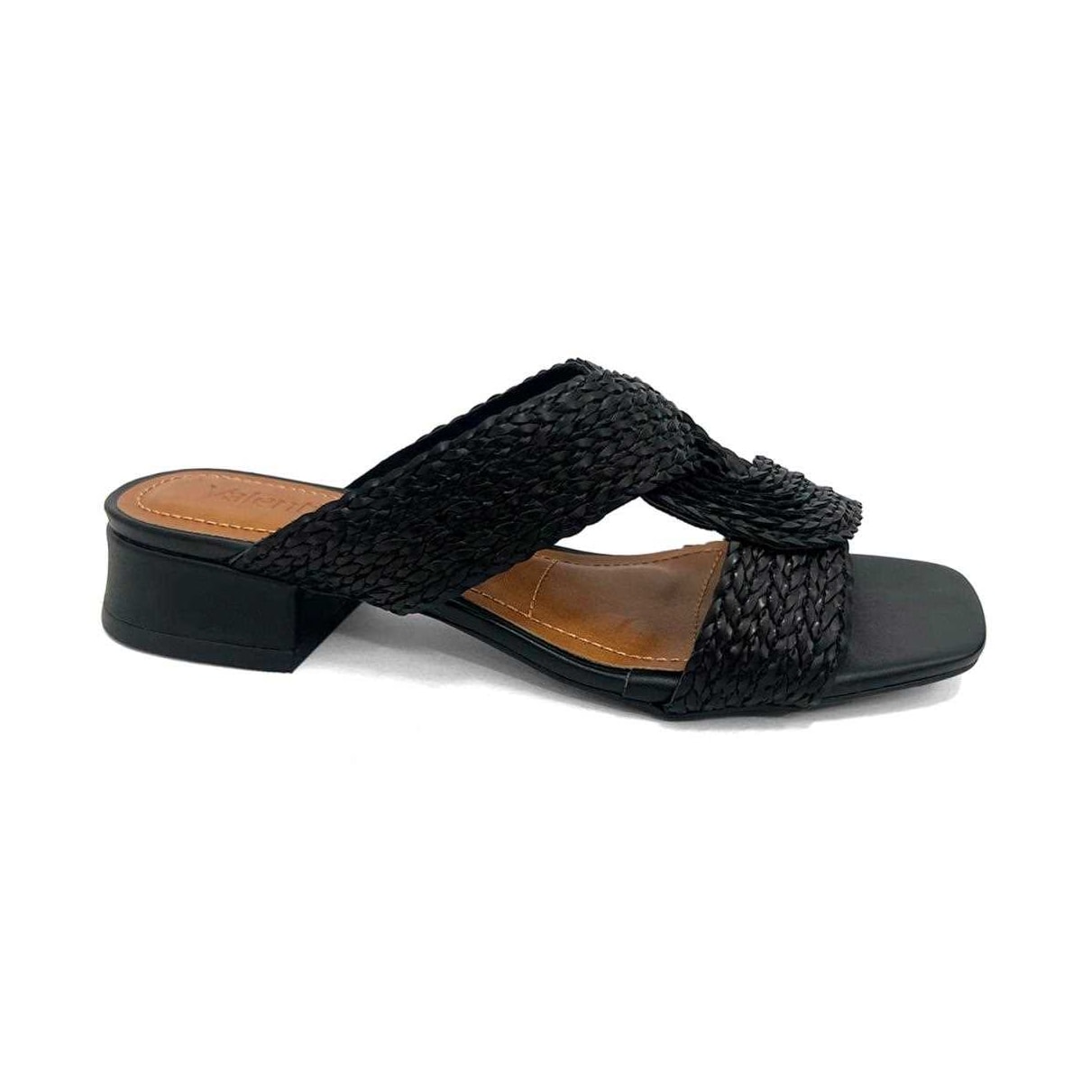 Calçados Feminino Valentina Tamanco Feminino Salto Baixo 455007 Preto Calçados Feminino Valentina Tamanco Feminino Salto Baixo 455007 Preto