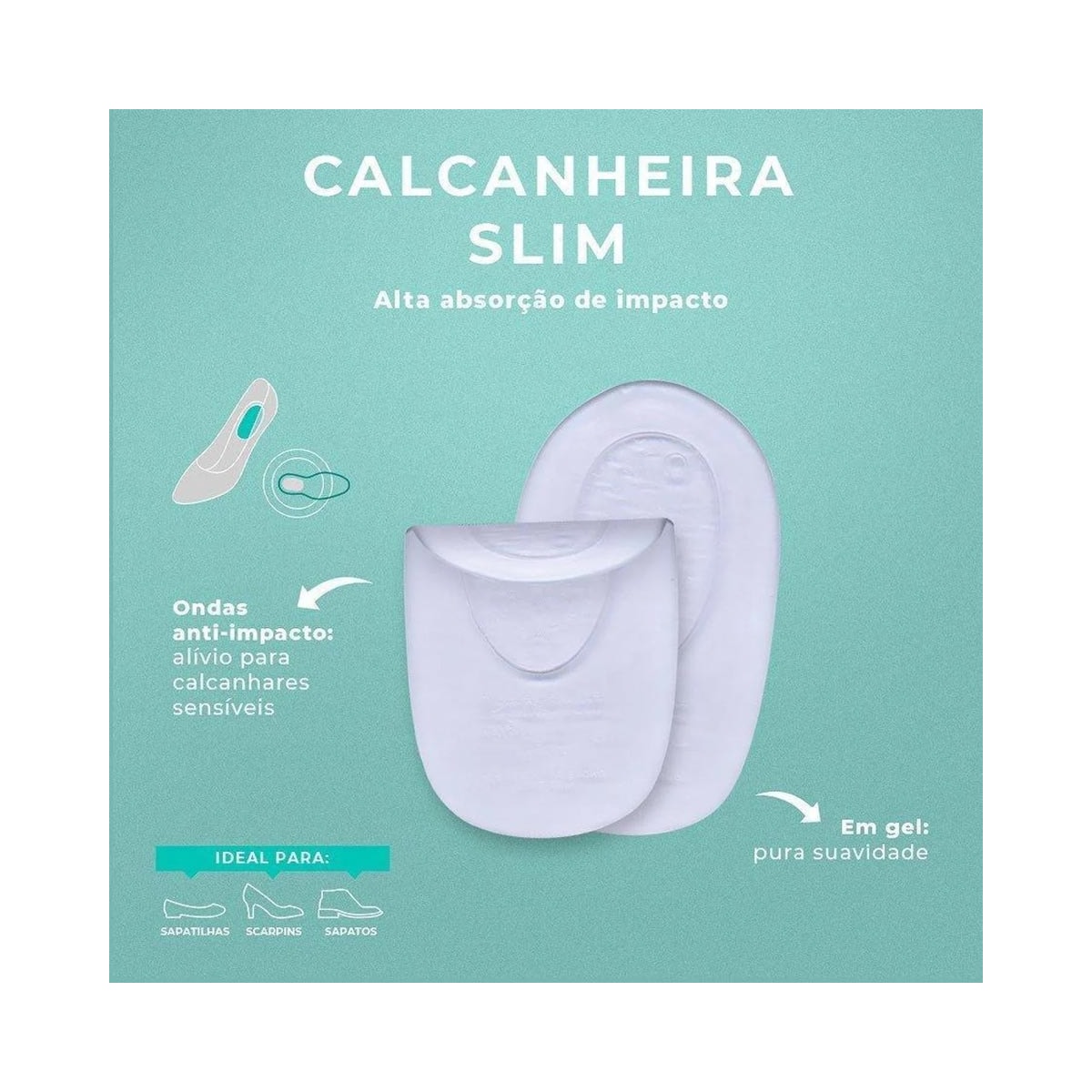 Calcanheira Palterm Slim 571 Gel