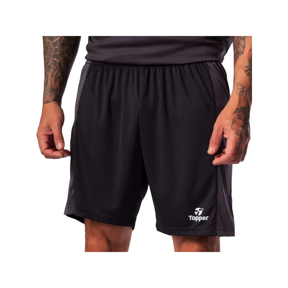 Calção Topper Plus Fut Classic 4323004 Preto Calção Topper Plus Fut Classic 4323004 Preto
