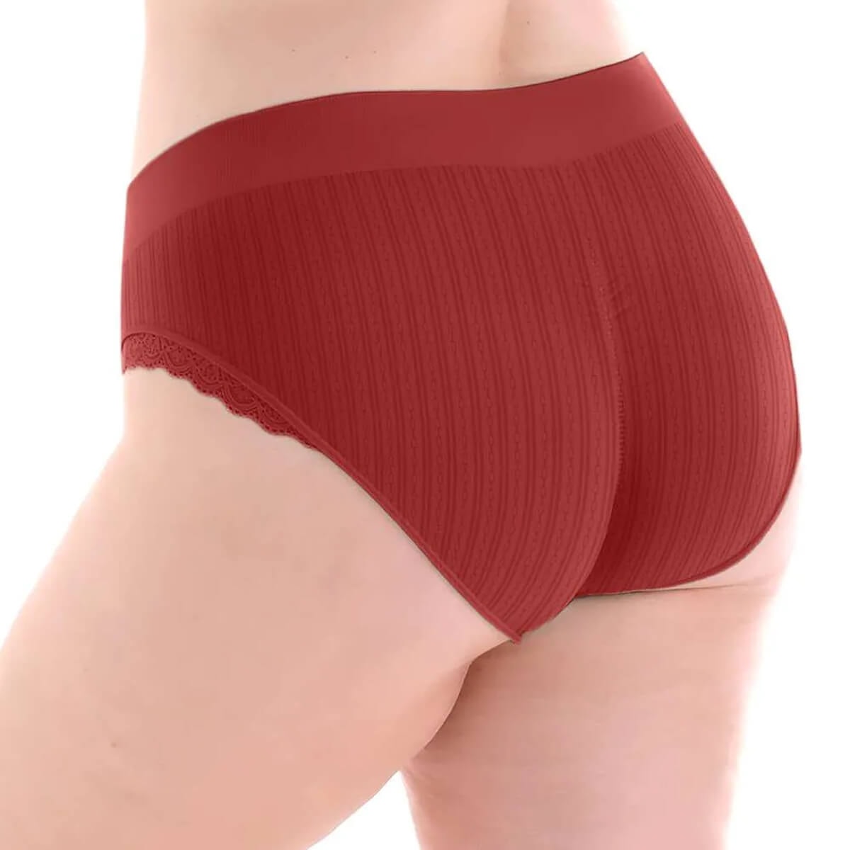 CALCINHA Anatômica JACQUARD Com RENDA LATERAL Sem COSTURA ZEE RUCCI V03 Ferrugem CALCINHA Anatômica JACQUARD Com RENDA LATERAL Sem COSTURA ZEE RUCCI V03 Ferrugem