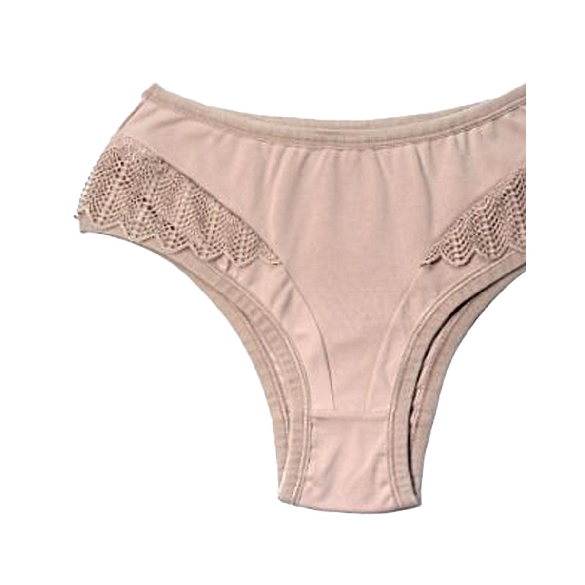 Calcinha Corpo Nu Com Renda 690 Chocolate