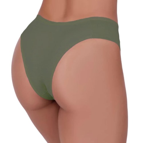 Detalhe - Calcinha Corpo Nu Microfibra Lateral Dupla 610 Major