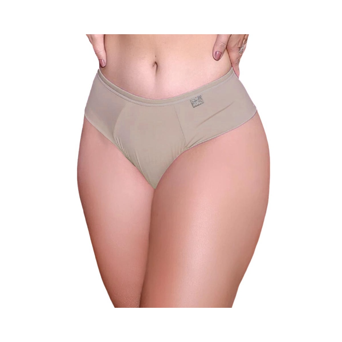 Calcinha Corpo Nu Microfibra Lateral Dupla 610 Sepia Calcinha Corpo Nu Microfibra Lateral Dupla 610 Sepia