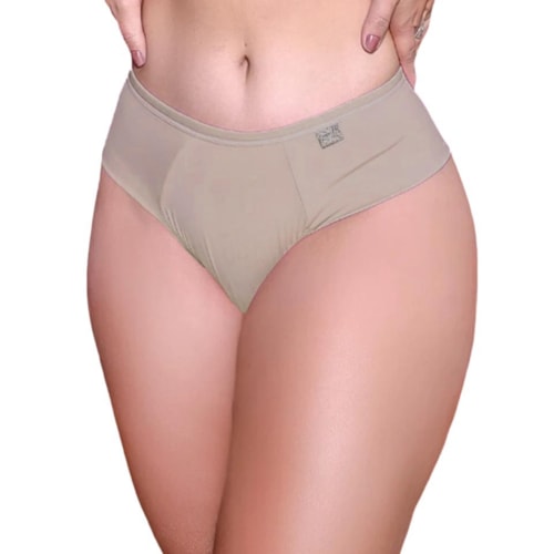 Calcinha Corpo Nu Microfibra Lateral Dupla 610 Sepia