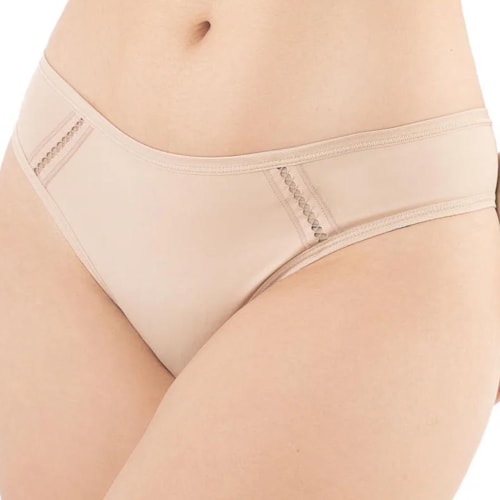 Detalhe - Calcinha Delrio Em Microfibra V51614 - Del.056 Mousse