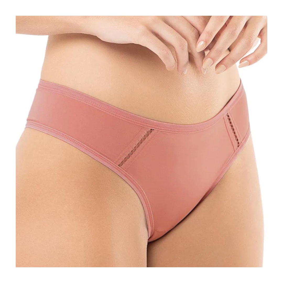 Calcinha Delrio Em Microfibra V51614 - Del.056 Rosa Cha
