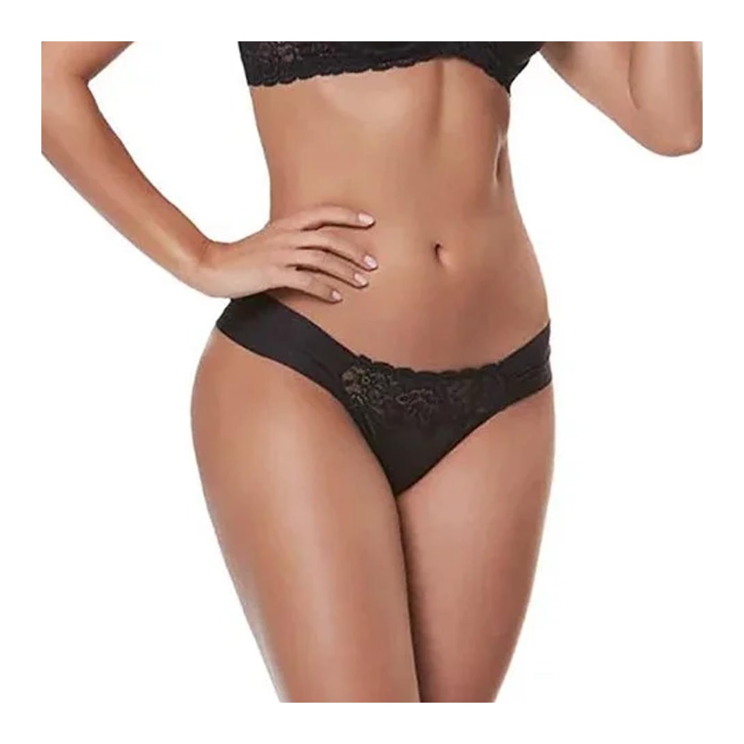 Calcinha Delrio Fio Dental V51868 Preto Calcinha Delrio Fio Dental V51868 Preto