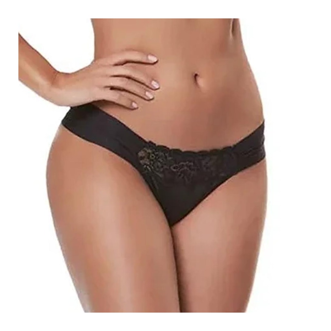 Calcinha Delrio Fio Dental V51868 Preto