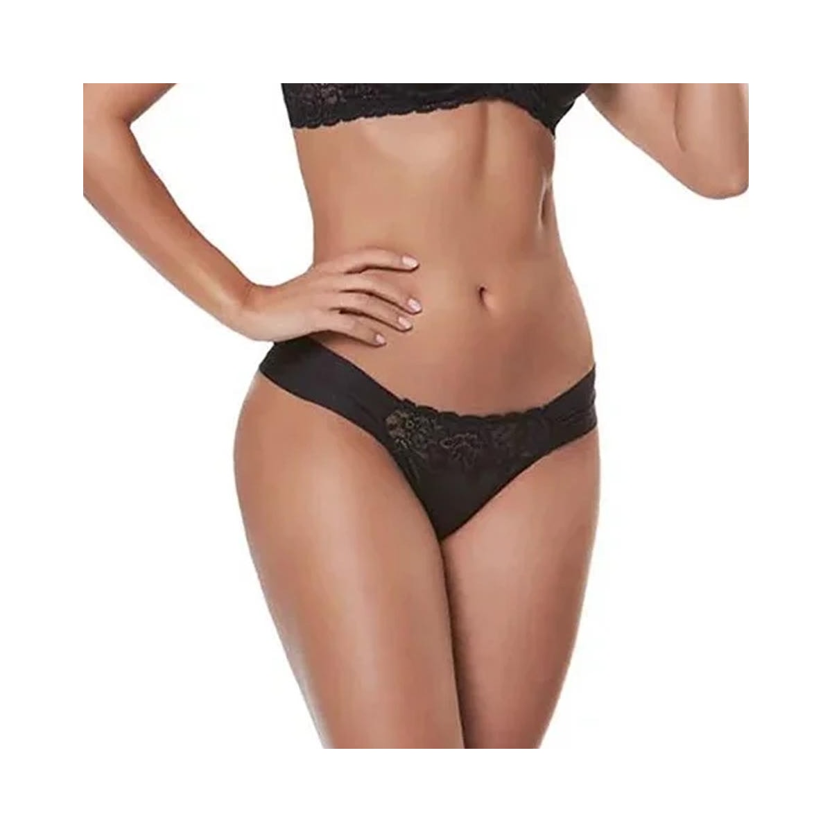 Calcinha Delrio Fio Dental V51868 Preto Calcinha Delrio Fio Dental V51868 Preto