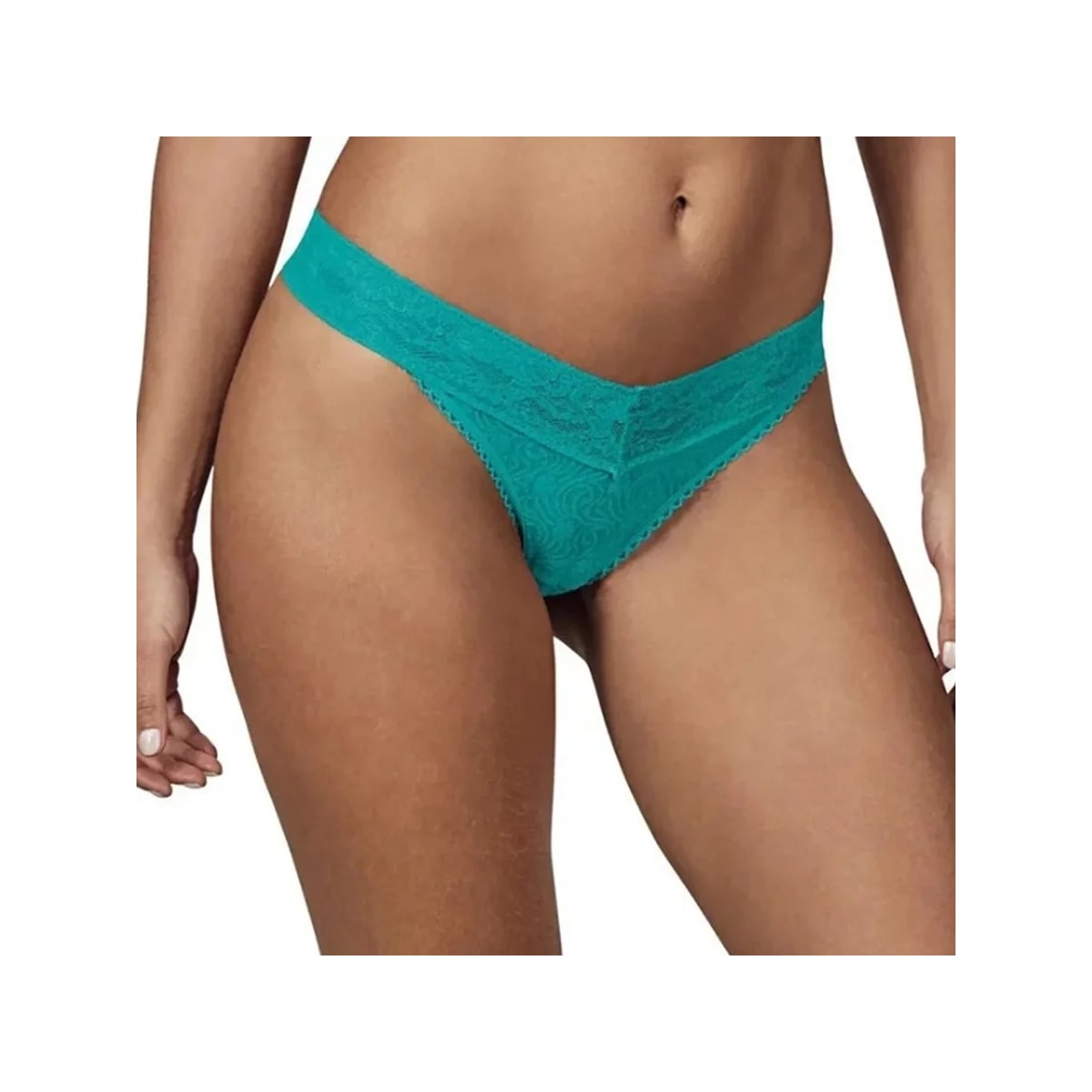 Calcinha Demillus Fio Dental Buquê 051190 01 - Azul Capri Calcinha Demillus Fio Dental Buquê 051190 01 - Azul Capri