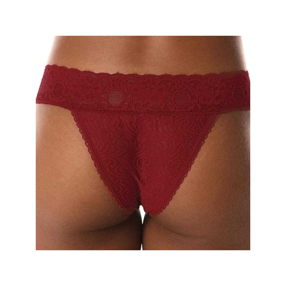 Calcinha Demillus Fio Dental Buquê 051190 06 - Carmim Calcinha Demillus Fio Dental Buquê 051190 06 - Carmim