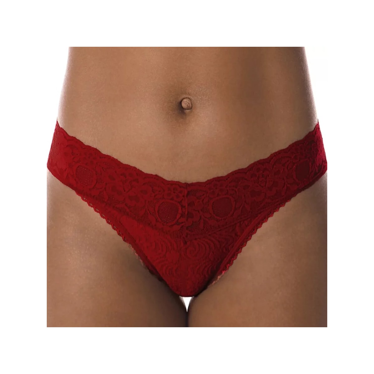 Calcinha Demillus Fio Dental Buquê 051190 06 - Carmim Calcinha Demillus Fio Dental Buquê 051190 06 - Carmim