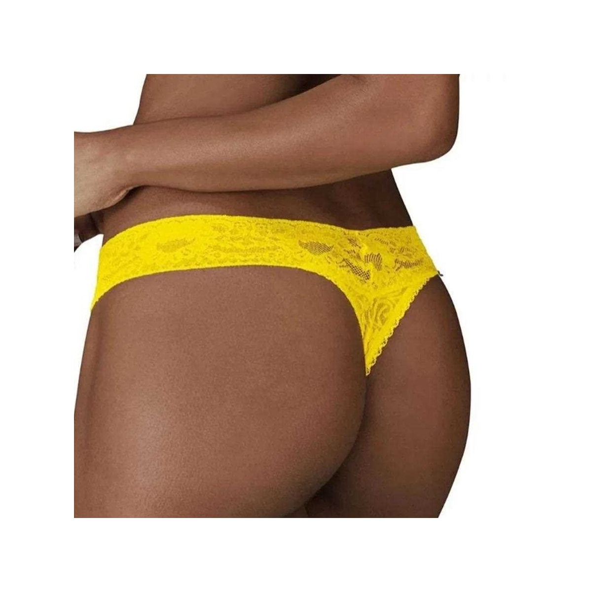 Calcinha Demillus Fio Dental Buquê 051190 70 - Amarelo Ouro