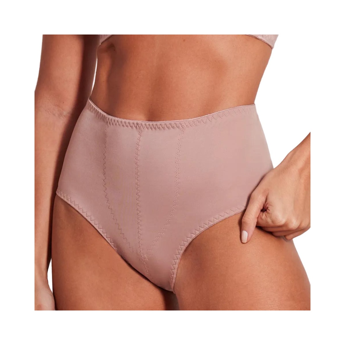 Calcinha Duloren Cinta Perfeita 114714 27-Castanha Calcinha Duloren Cinta Perfeita 114714 27-Castanha