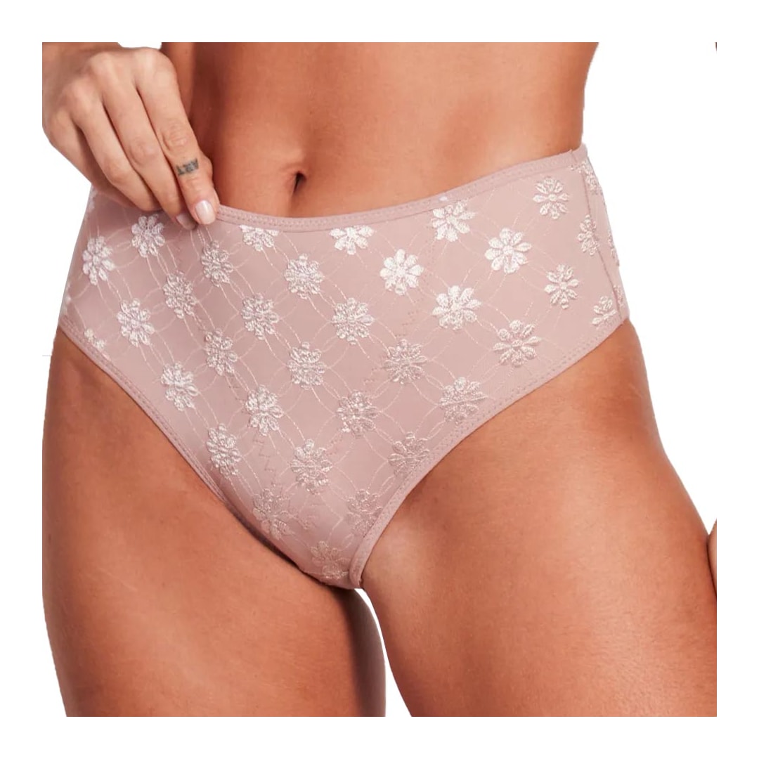 Calcinha Duloren Com Reforço Frontal 129771 27-Castanha Calcinha Duloren Com Reforço Frontal 129771 27-Castanha