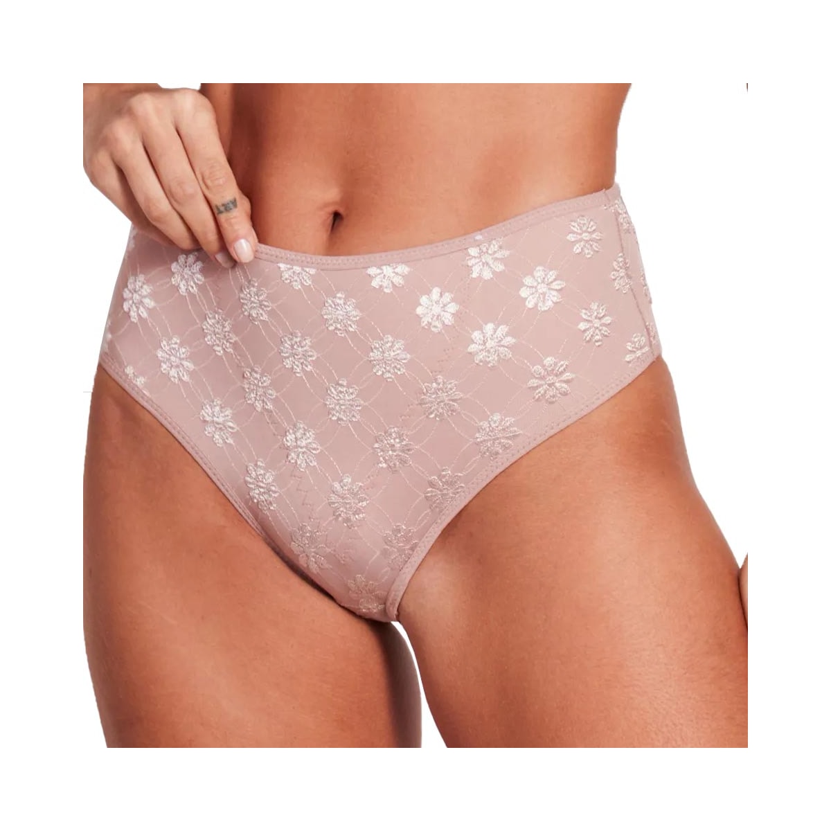 Calcinha Duloren Com Reforço Frontal 129771 27-Castanha Calcinha Duloren Com Reforço Frontal 129771 27-Castanha