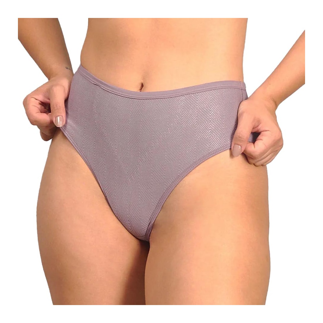 Calcinha Duloren Cós Alto 129948 77-Beringela Calcinha Duloren Cós Alto 129948 77-Beringela