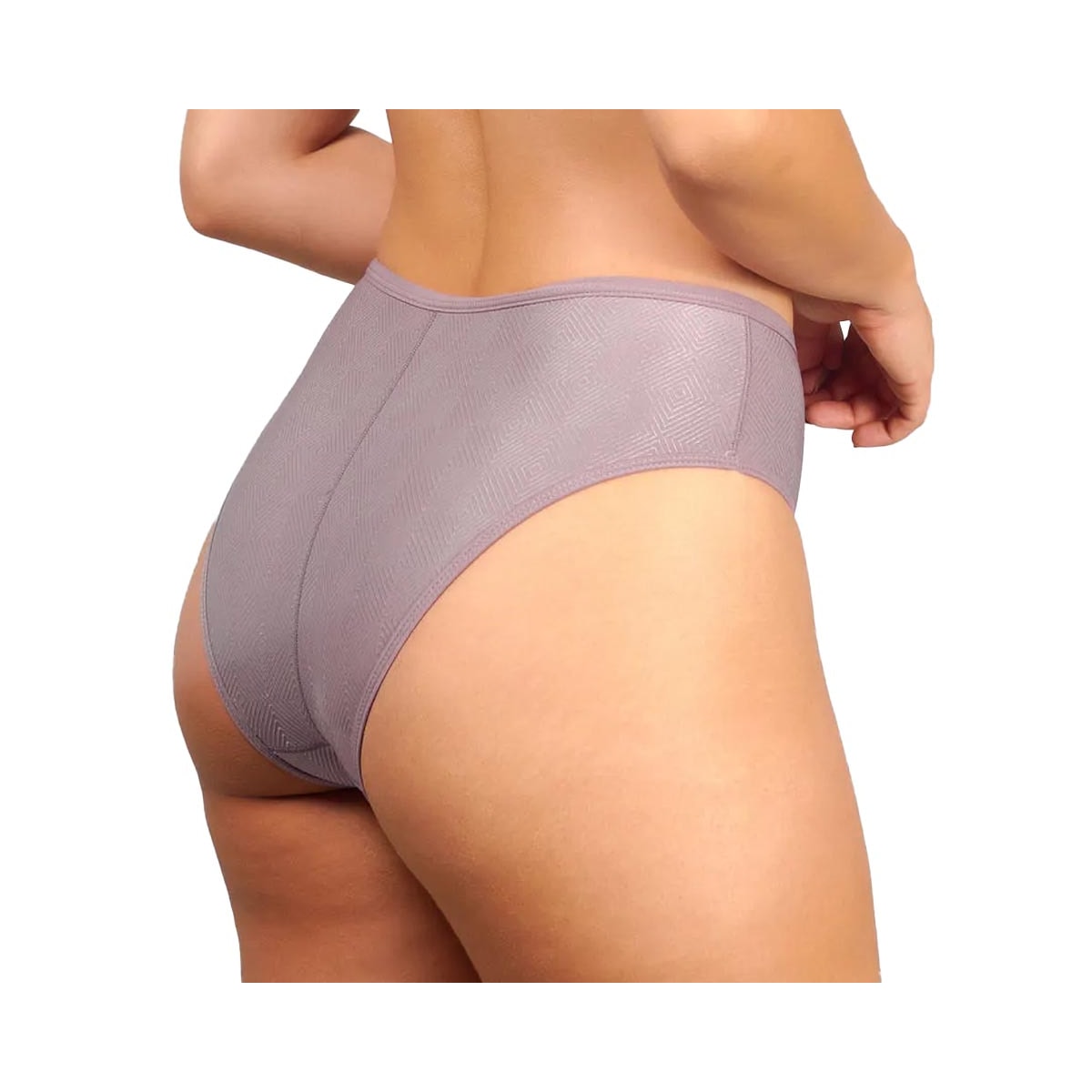 Calcinha Duloren Cós Alto 129948 77-Beringela