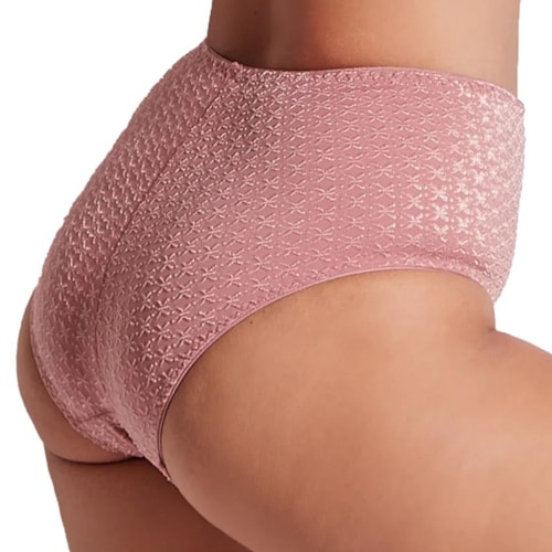 Detalhe - Calcinha Duloren De Lycra 114218 Dlr.021 57-Argile Rosee