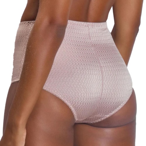 Detalhe - Calcinha Duloren De Lycra 129520 27-Castanha