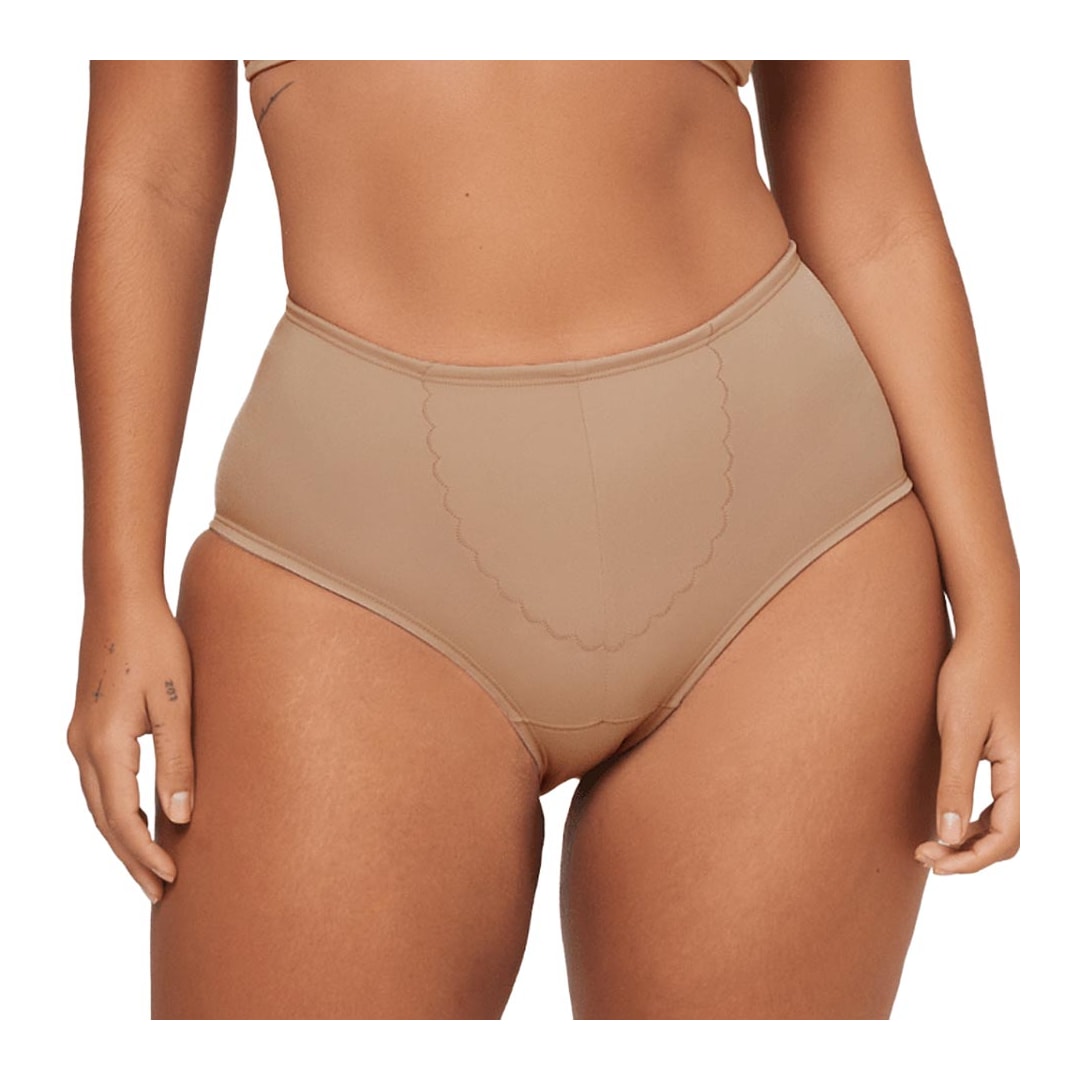 Calcinha Liebe Alta Em Microfibra 701307 Chocolate