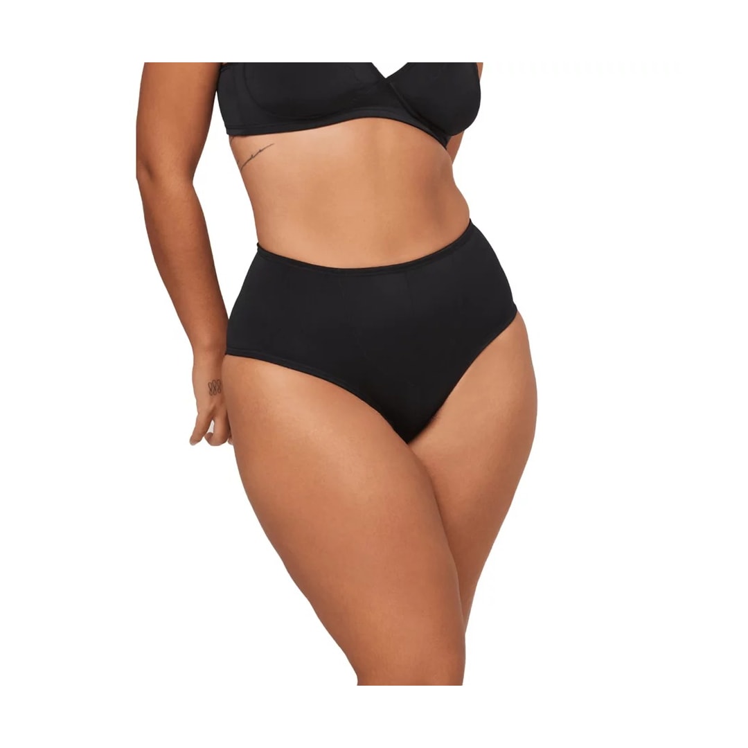 Calcinha Liebe Alta Em Microfibra 701307 Preto