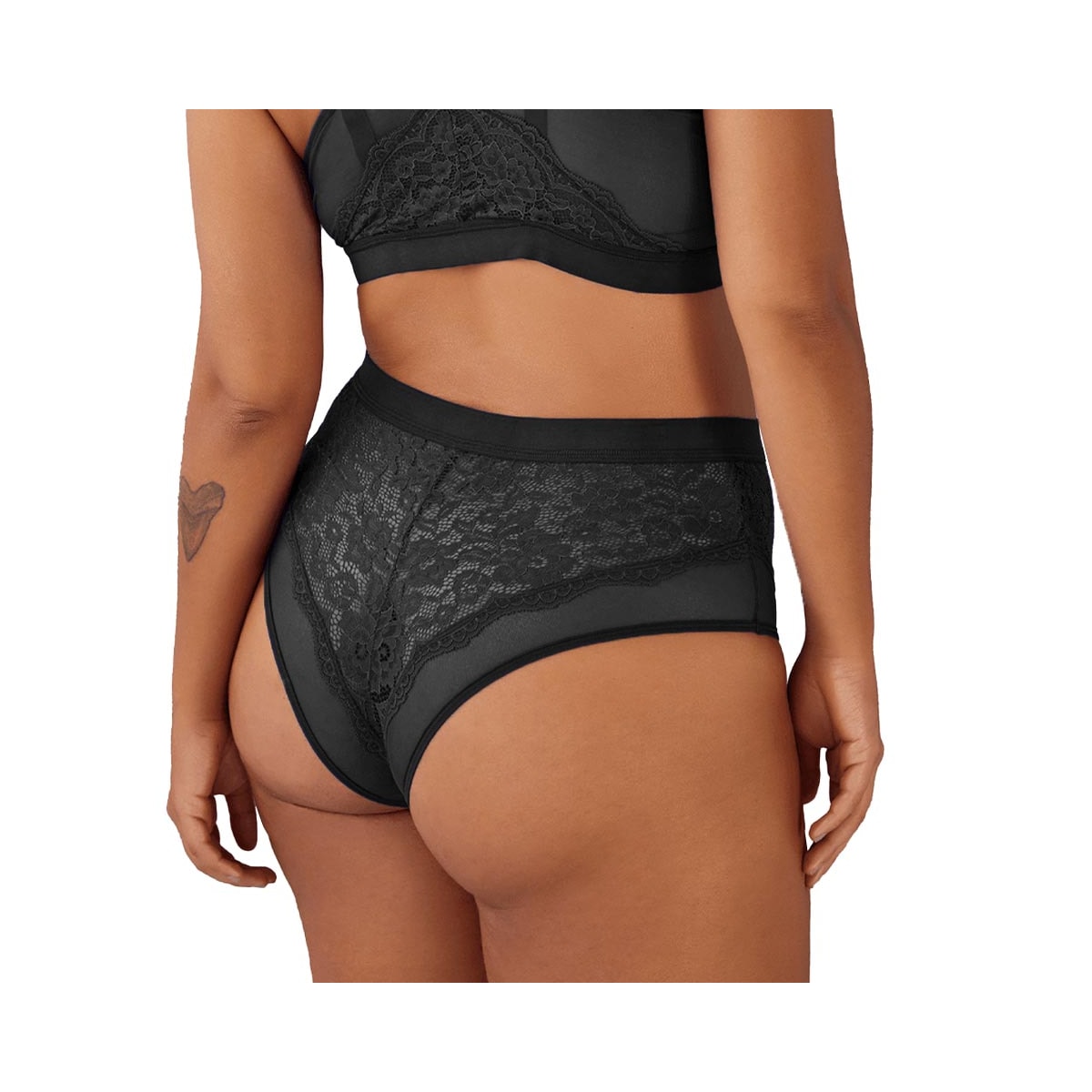 Calcinha Liebe Alta Em Tule E Renda 701326 Preto Calcinha Liebe Alta Em Tule E Renda 701326 Preto