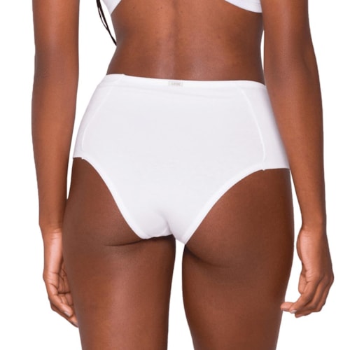 Detalhe - Calcinha Liebe Alta Lateral Dublada 201301 Branco