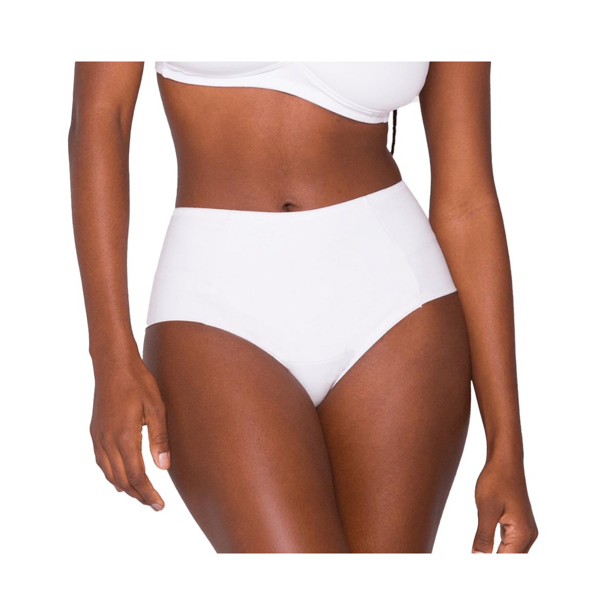 Calcinha Liebe Alta Lateral Dublada 201301 Branco