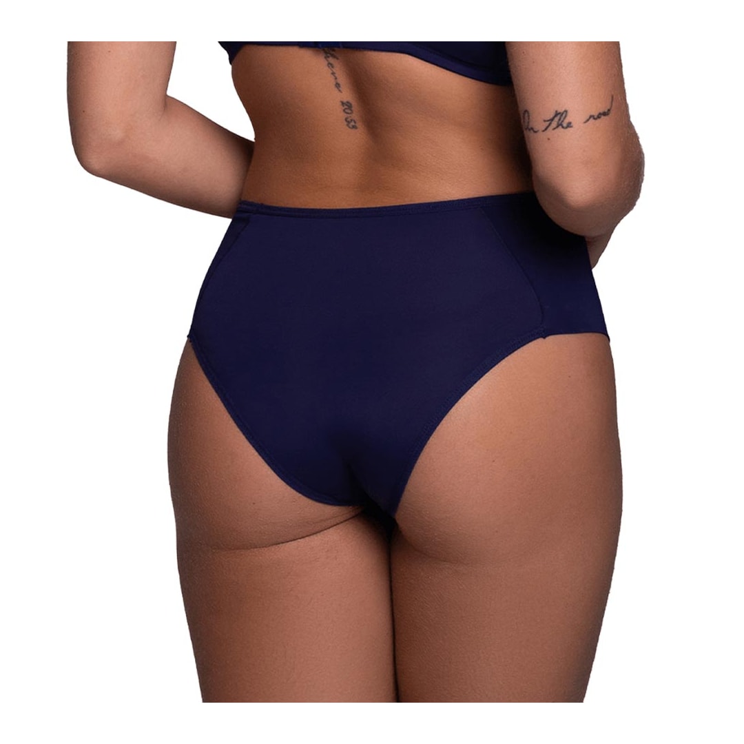 Calcinha Liebe Alta Lateral Dublada 201301 Navy