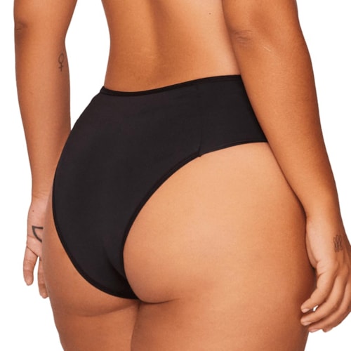 Detalhe - Calcinha Liebe Alta Lateral Dublada 201301 Preto