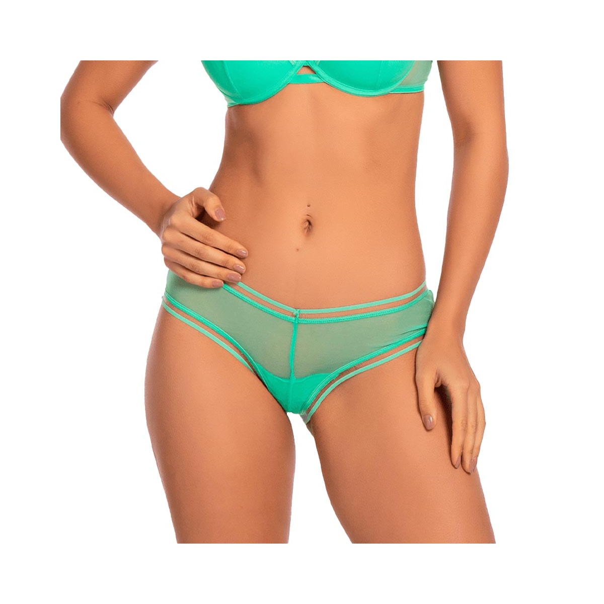 Calcinha Liebe Calecon Em Tule 501624 Maça Verde Calcinha Liebe Calecon Em Tule 501624 Maça Verde