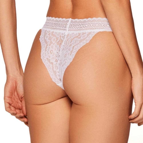 Detalhe - Calcinha Liebe De Renda 501000 Branco