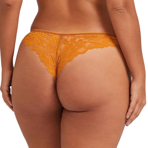 Detalhe - Calcinha Liebe De Renda 501147 Mel