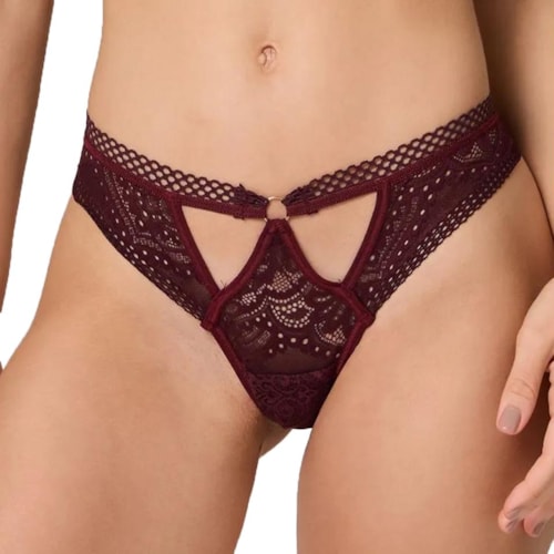 Calcinha Liebe De Renda 601169 Mirtilo