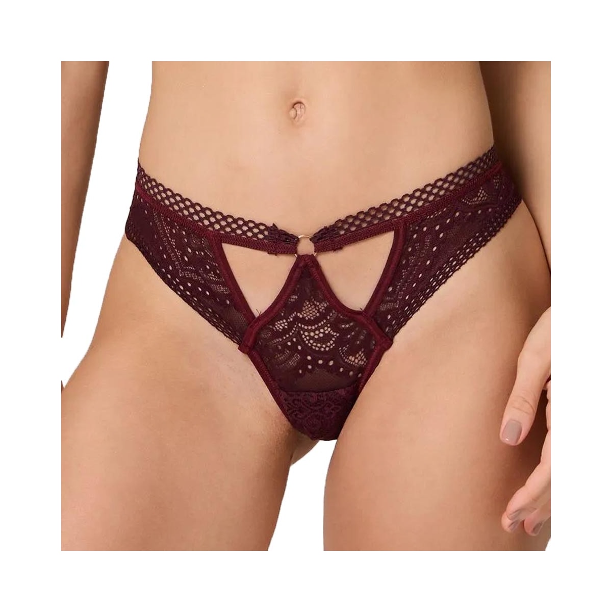 Calcinha Liebe De Renda 601169 Mirtilo