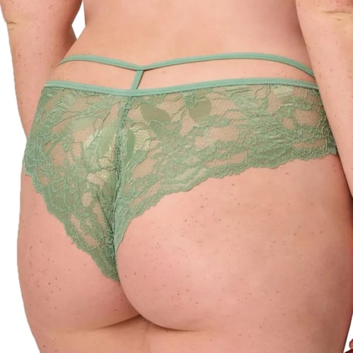 Detalhe - Calcinha Liebe De Renda 701140 Erva Doce