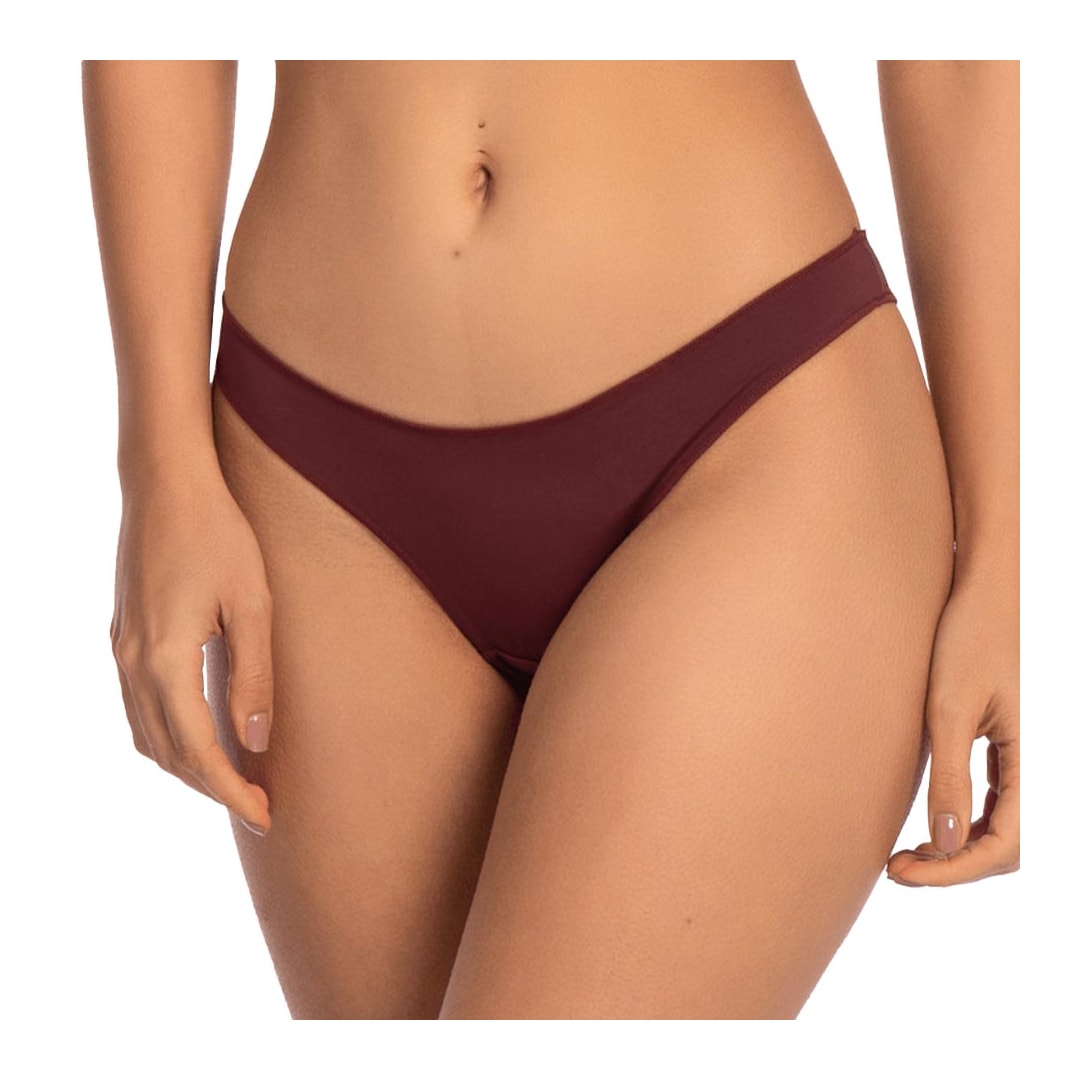 Calcinha Liebe Em Microfibra 101500 Merlot