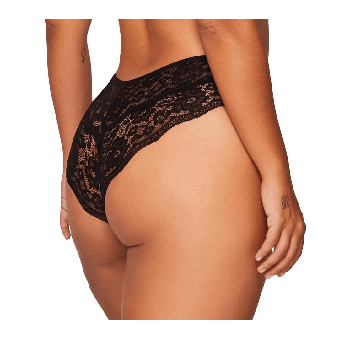 Calcinha Liebe Em Renda 701107 Preto