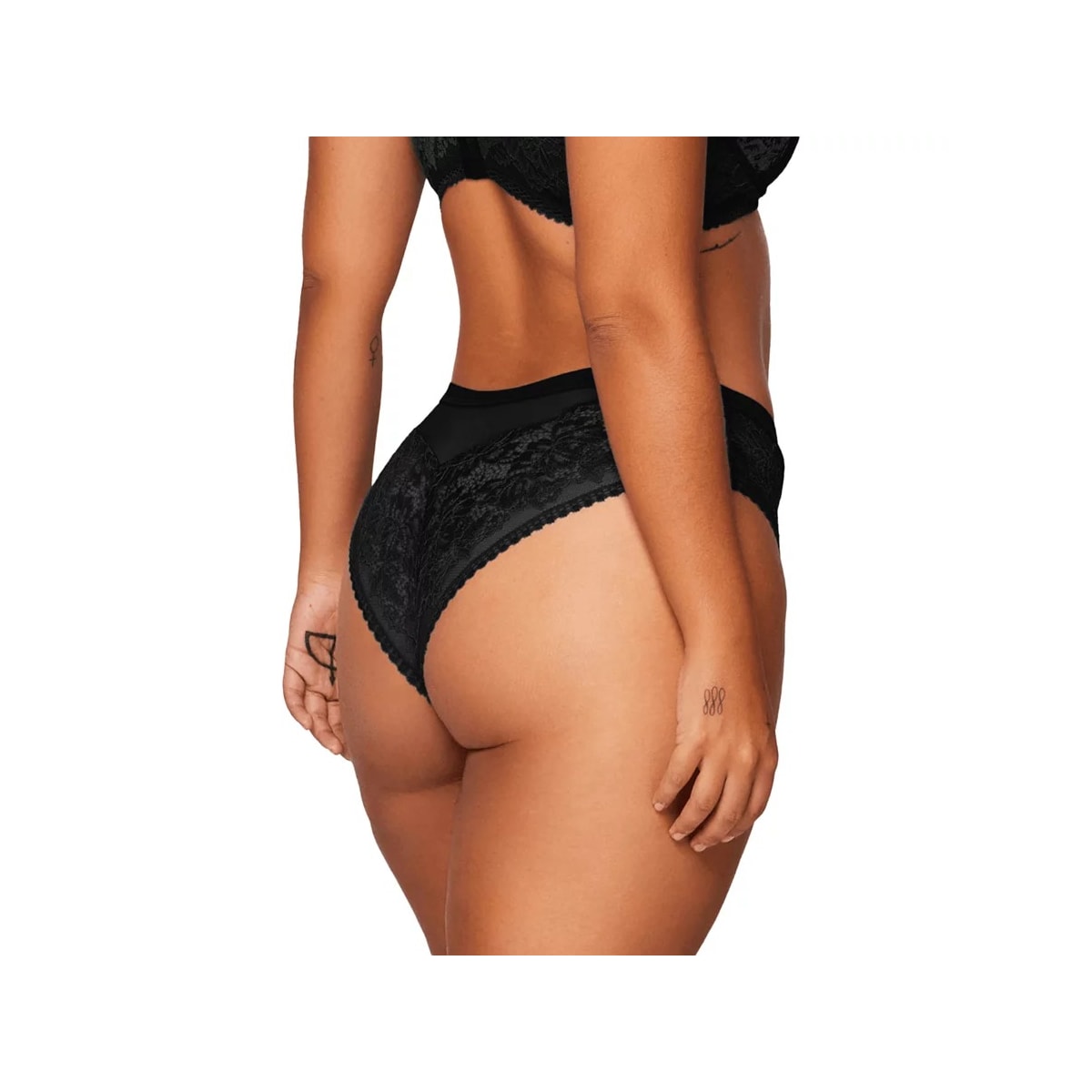 Calcinha Liebe Em Renda Com Tule 701135 Preto Calcinha Liebe Em Renda Com Tule 701135 Preto