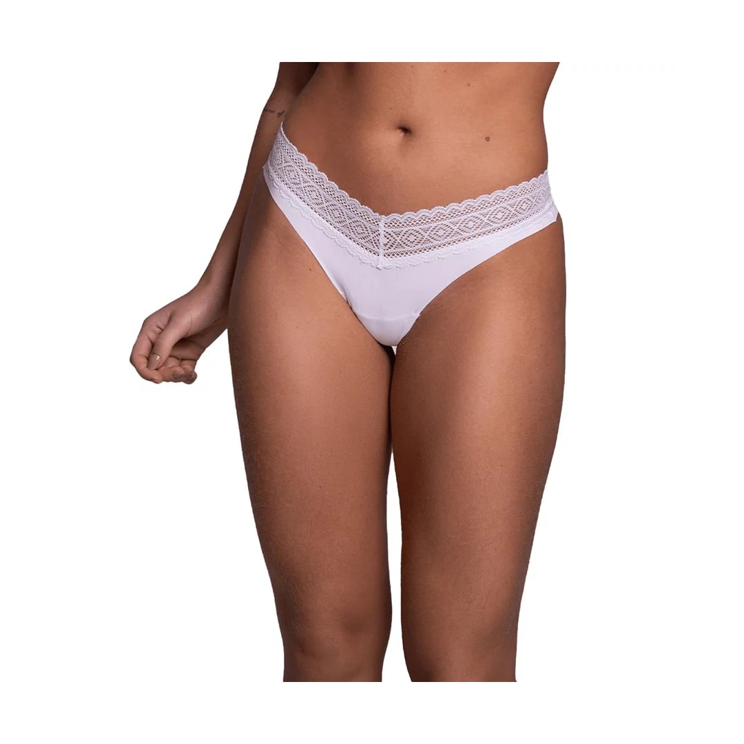 Calcinha Liebe Fio Corte Eletronico 301700 Branco