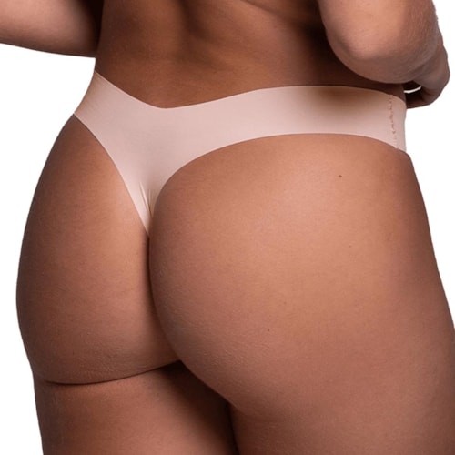 Detalhe - Calcinha Liebe Fio Dental Corte Eletronico 301701 Nude