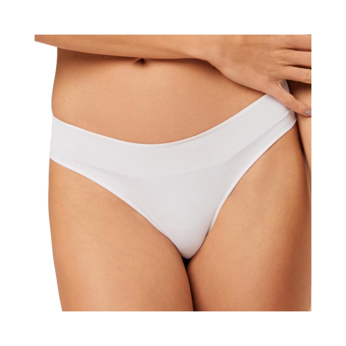Calcinha Liebe Fio Dental De Lycra 101701 Branco Calcinha Liebe Fio Dental De Lycra 101701 Branco