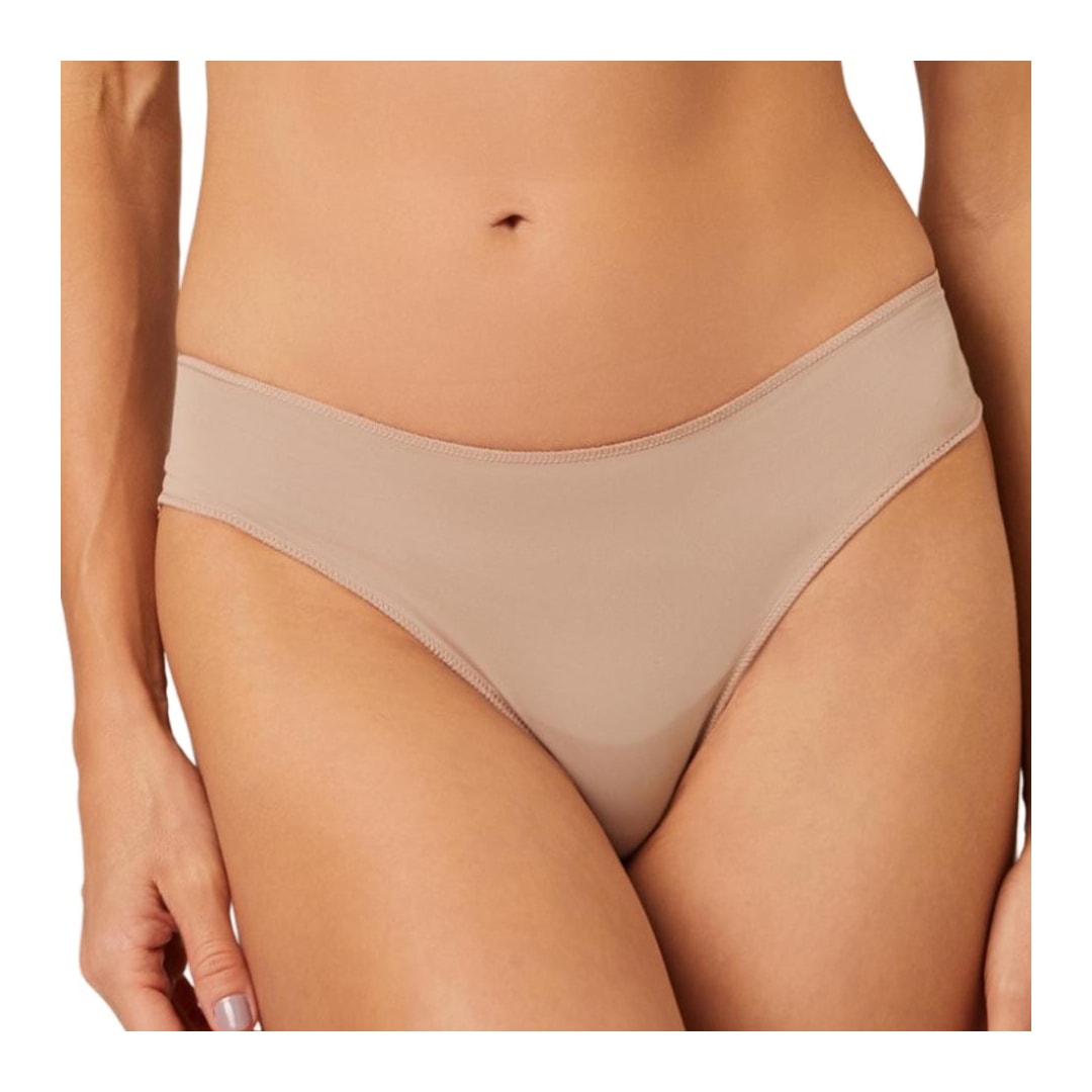 Calcinha Liebe Fio Dental De Lycra 101701 Chocolate