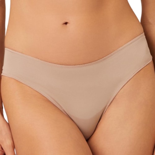 Detalhe - Calcinha Liebe Fio Dental De Lycra 101701 Chocolate