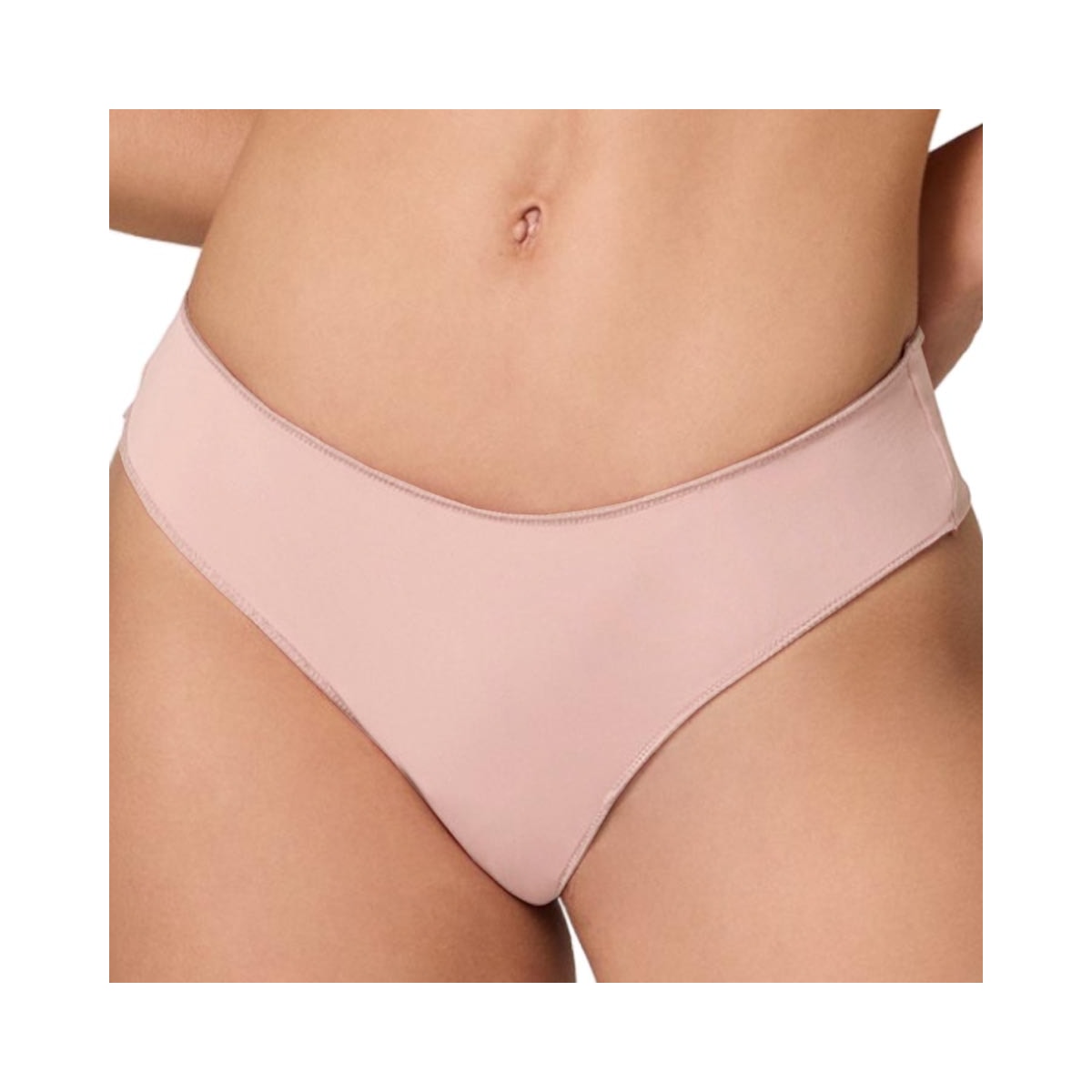 Calcinha Liebe Fio Dental De Lycra 101701 Nude