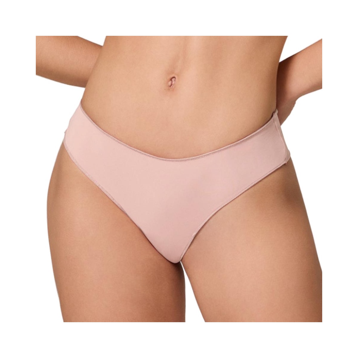 Calcinha Liebe Fio Dental De Lycra 101701 Nude