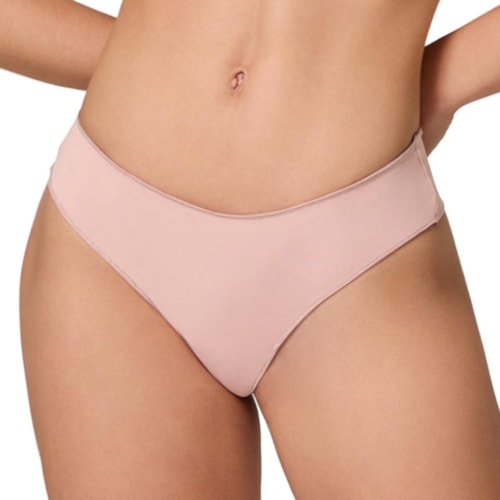 Calcinha Liebe Fio Dental De Lycra 101701 Nude