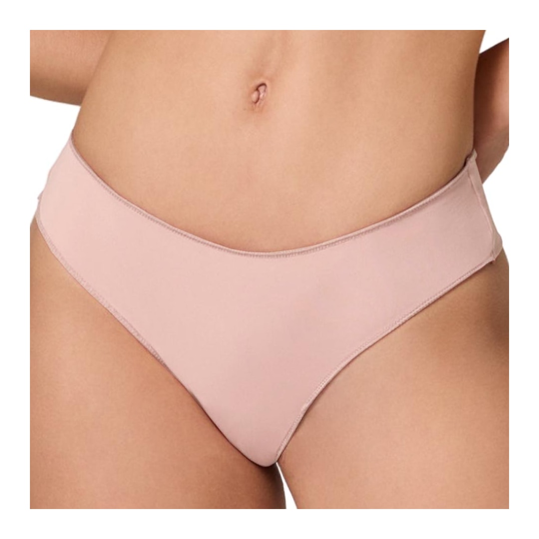 Calcinha Liebe Fio Dental De Lycra 101701 Nude